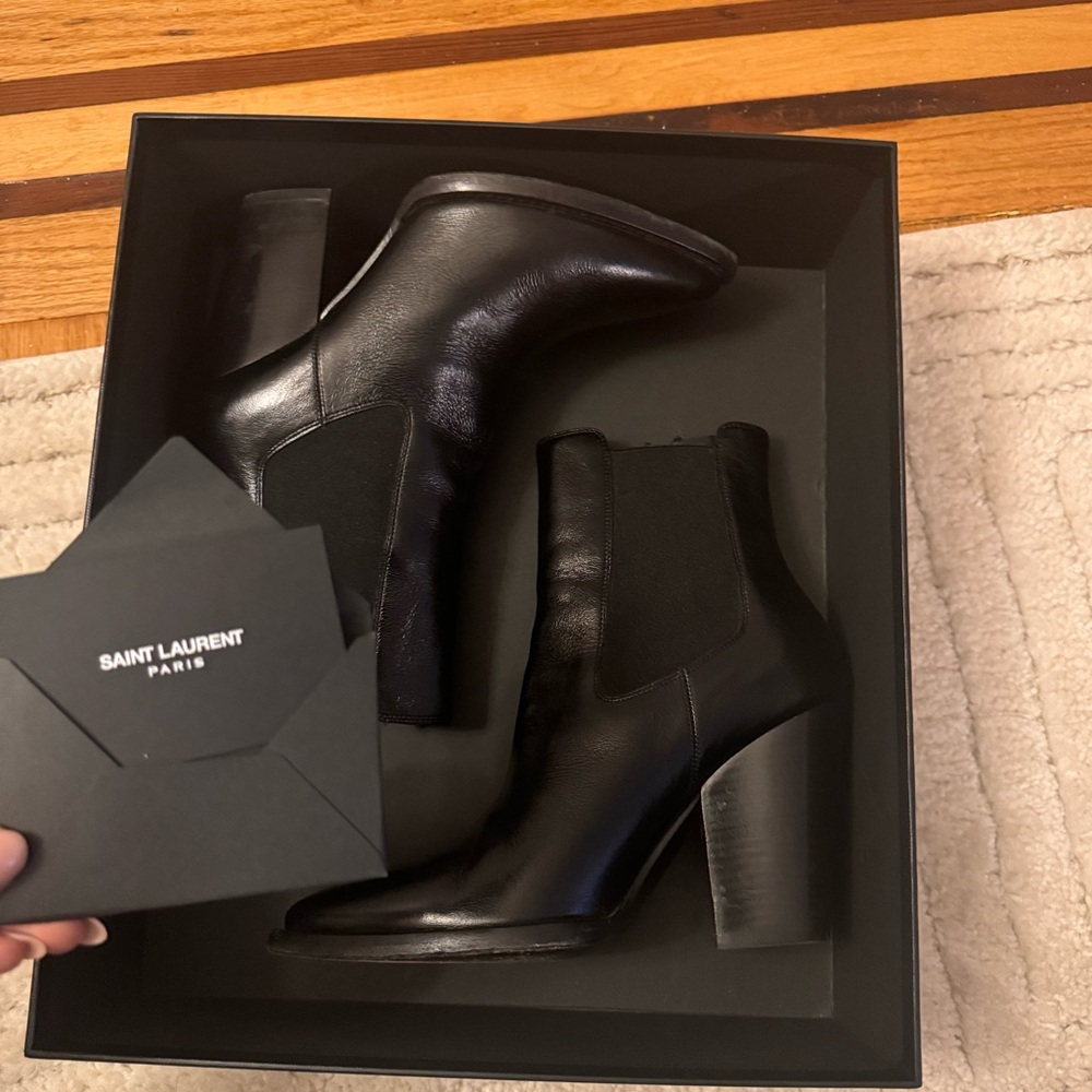 Authentic YSL booties